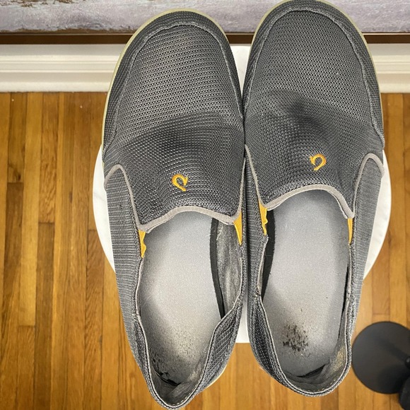 OluKai Nohea Mesh Shoes Mens Size 11 Gray Slip On Casual Sneakers 10188-4242 main image 5